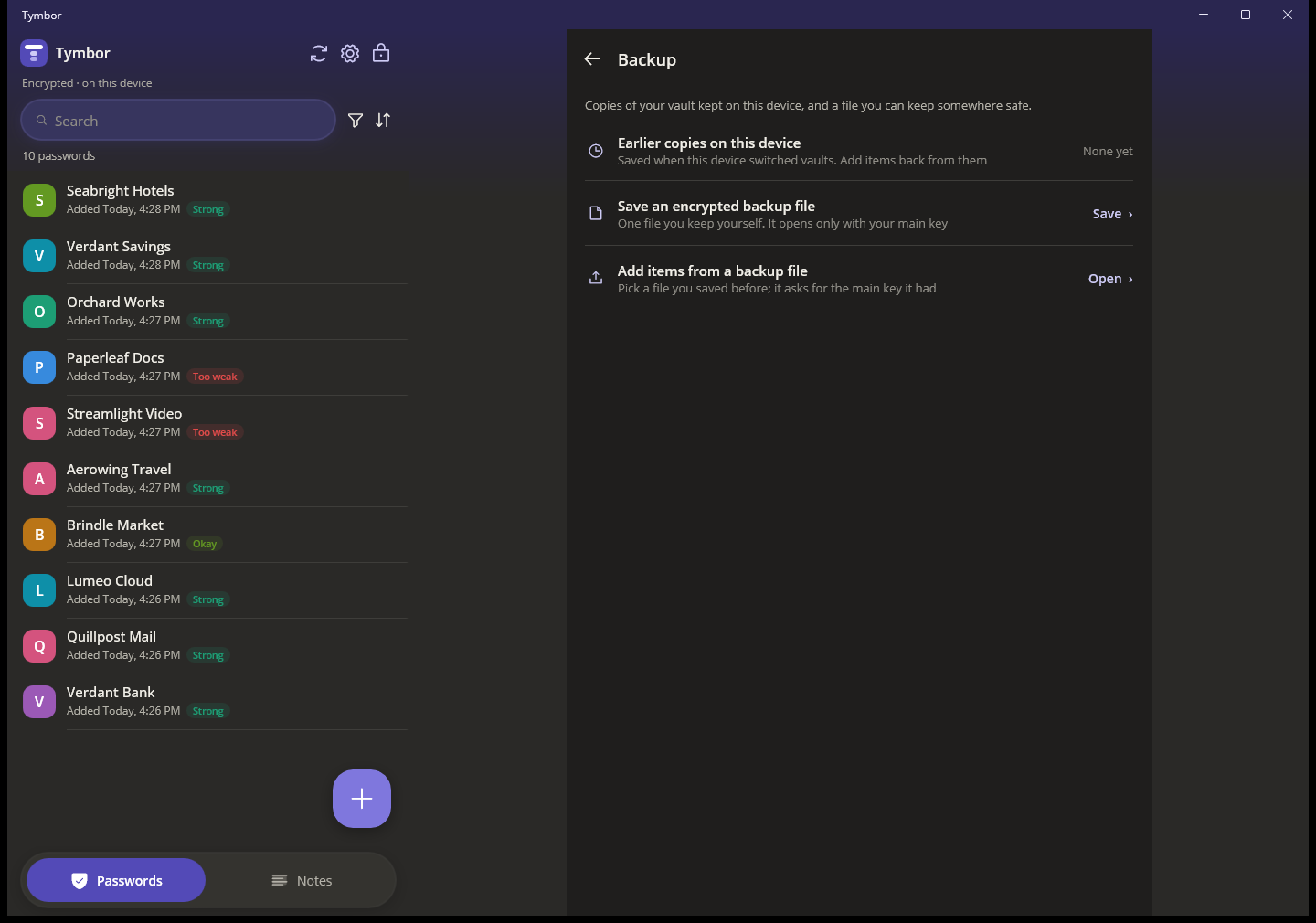 Backups you control on the desktop