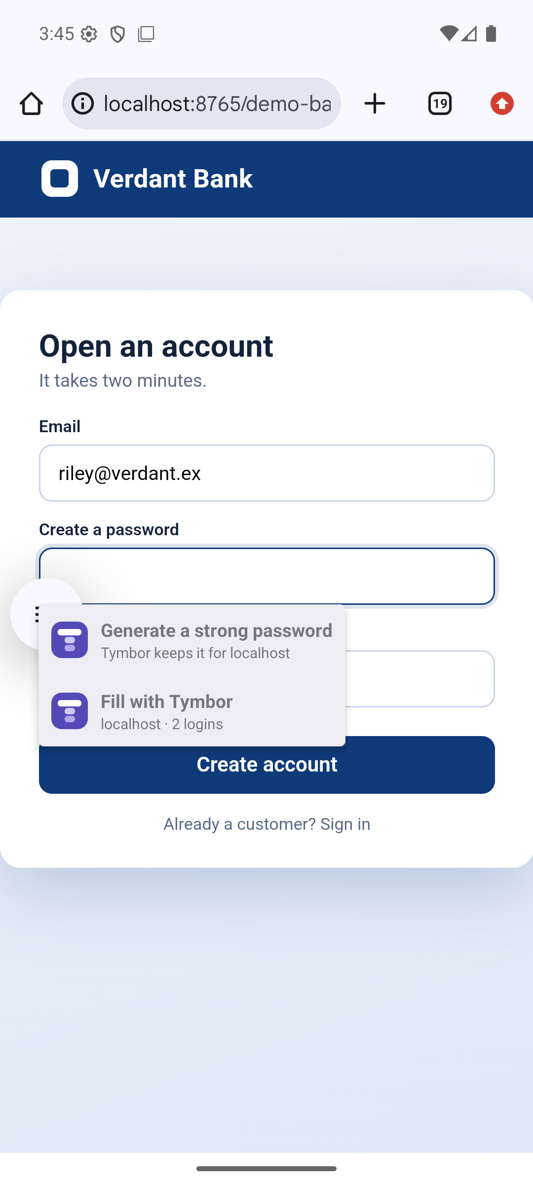 Generate a strong password